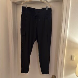 Athleta Jet Black Performance Cargo joggers
